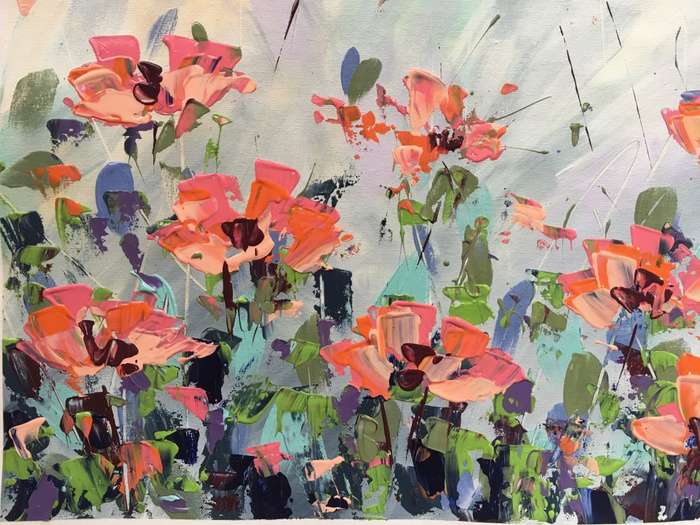 SA artist Bridgette Allan - original painting on canvas