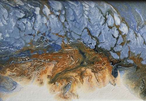 Original Art ABSTRACT Bridgette Allan