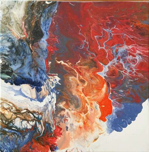 Original Art ABSTRACT Bridgette Allan