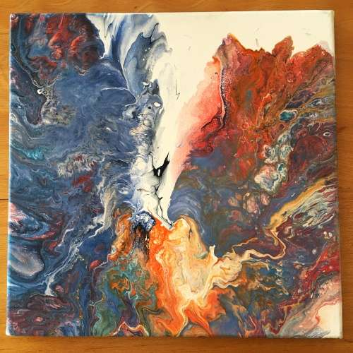 Original Art ABSTRACT Bridgette Allan