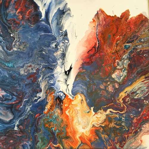 Original Art ABSTRACT Bridgette Allan