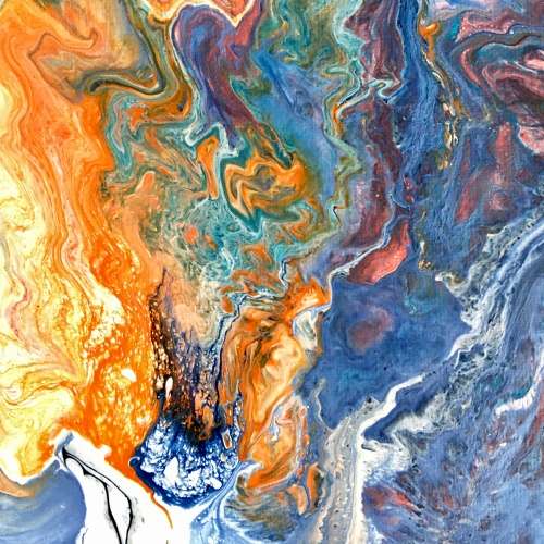 Original Art ABSTRACT Bridgette Allan