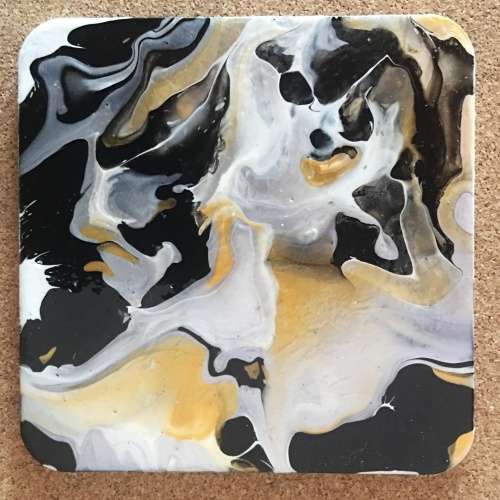 COASTER SET (4) handcrafted