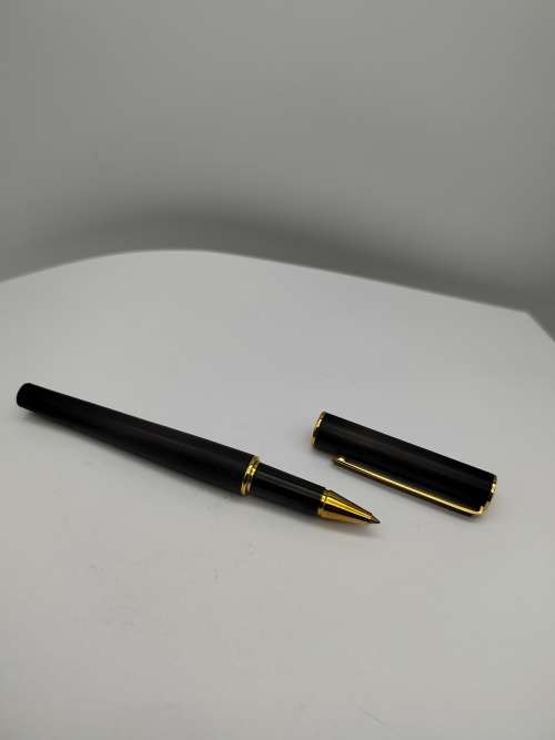 Vintage black and gold ballpoint pen