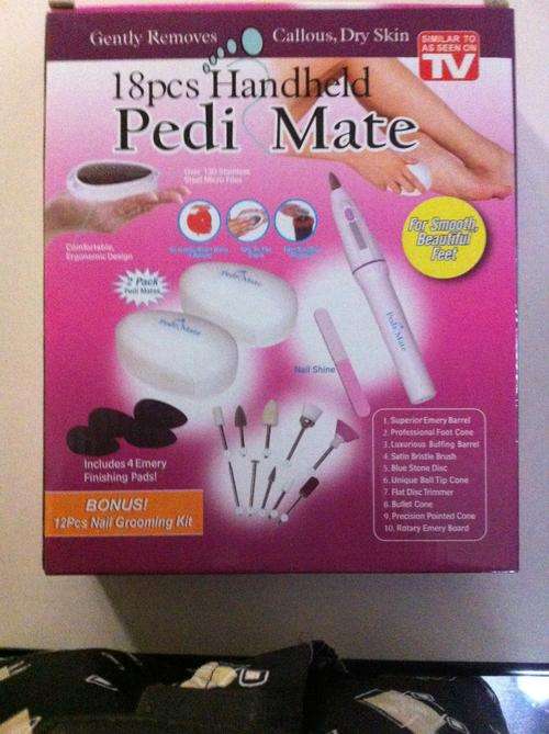 18 Pcs handheld pedi mate as seen on TV
