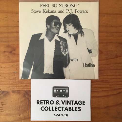 Steve Kekana and PJ Powers - Feel So Strong (7` Single) LP VG+/VG+ SA Pressing