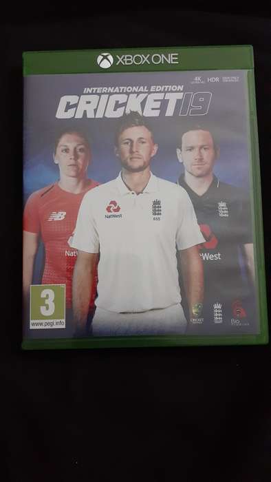 Xbox One Cricket 19 game on disc