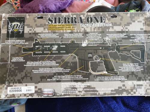 tippmann sierra one self defence paintball gun including extras