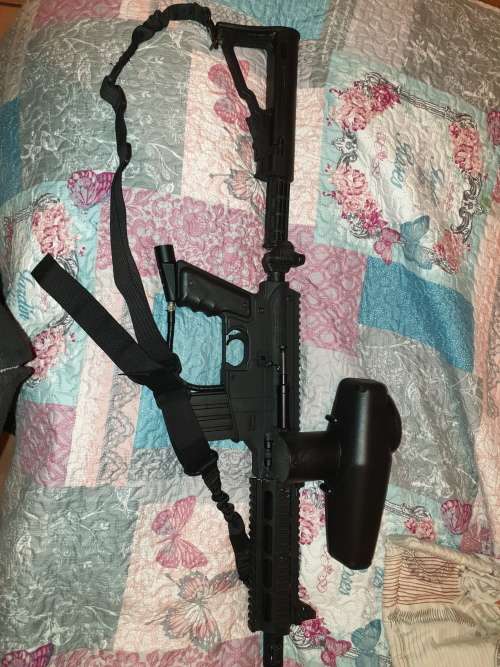 tippmann sierra one self defence paintball gun including extras