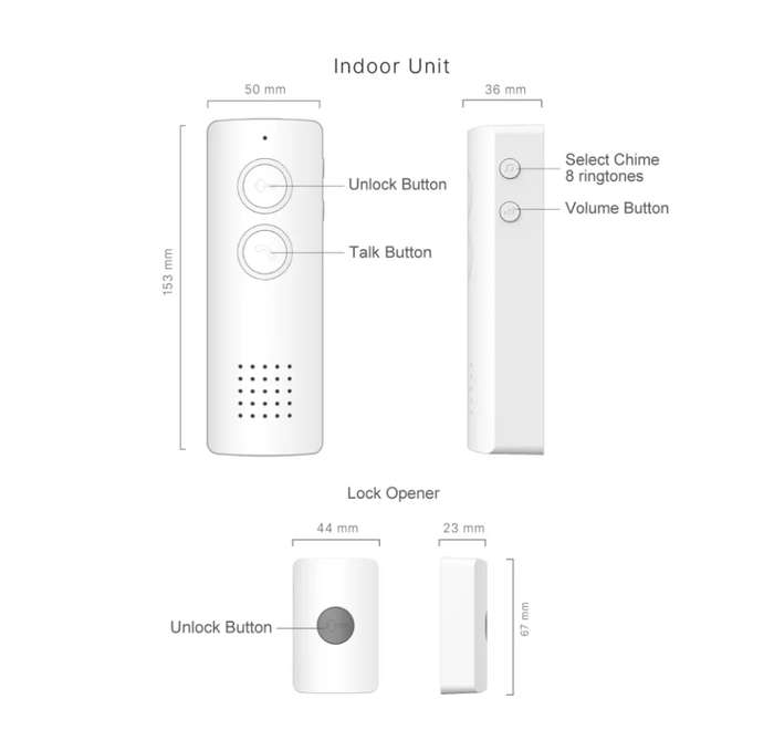 RL-0518L Wireless Audio Home and Office Intercom System