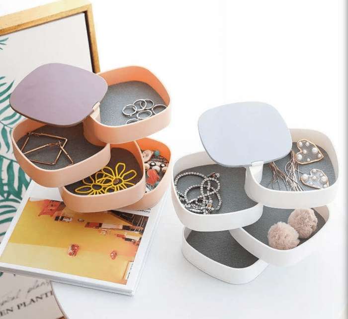 Rotating Jewellery Organizer - 4 Tier