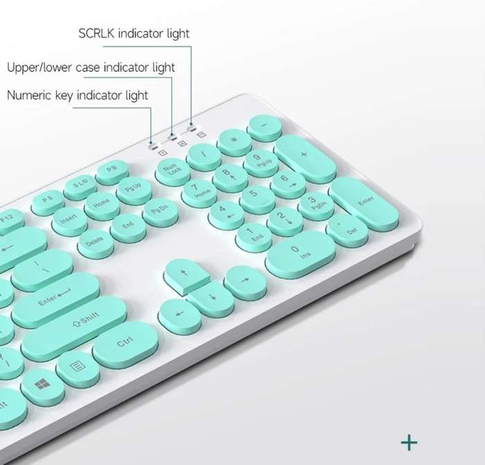 2.4G Wireless Keyboard Mouse Combo
