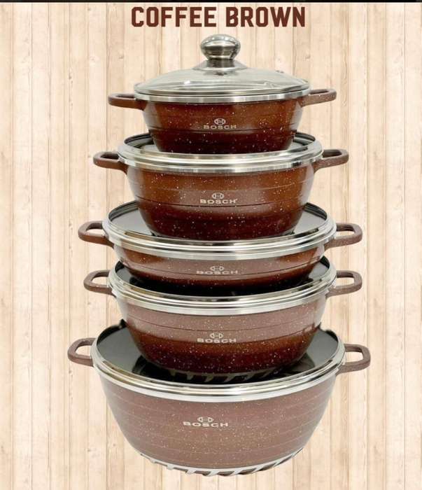 10 Piece Non-stick Pot Set