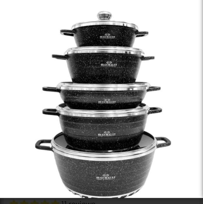 10 Piece Non-stick Pot Set