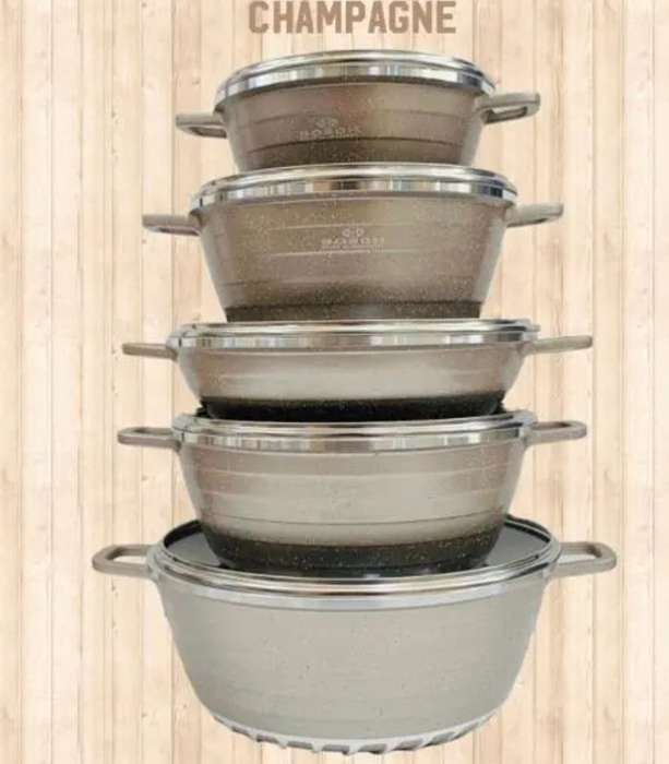 10 Piece Non-stick Pot Set