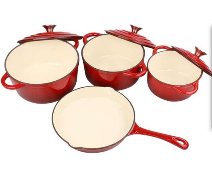 7 Piece Cast Iron Cookware Set
