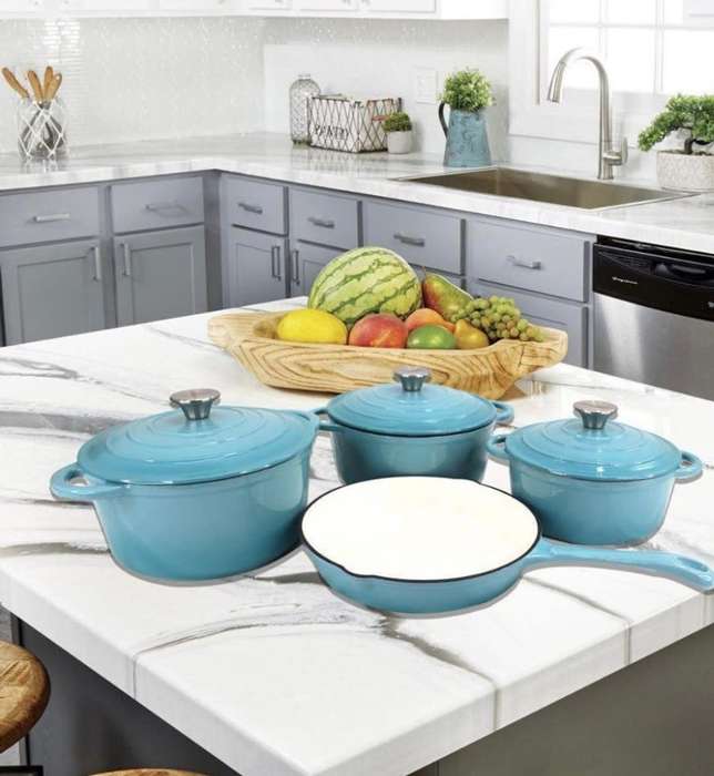 7 Piece Cast Iron Cookware Set