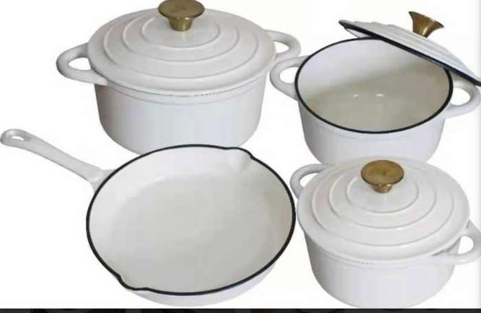 7 Piece Cast Iron Cookware Set