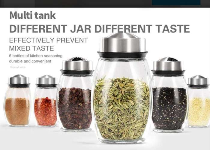 Rotating Spice Jar Rack
