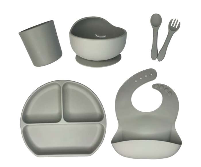 Baby Feeding Silicone 4pc Set