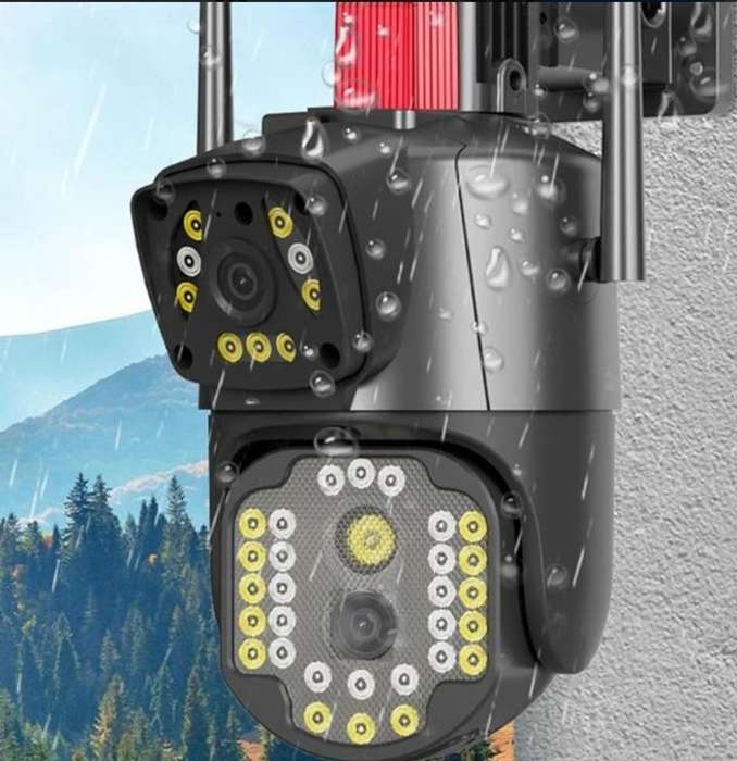 Outdoor Dual Lens Security Camera