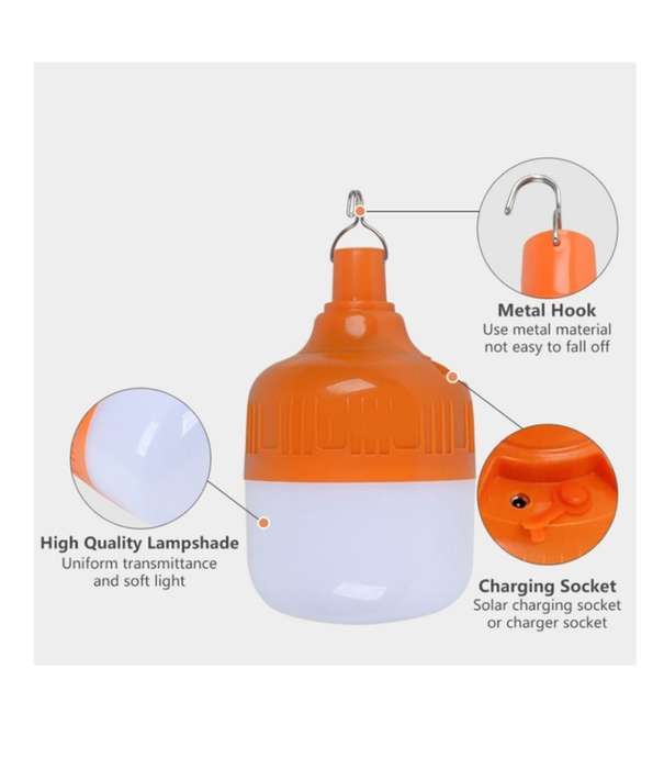 Rechargeable Load Shedding 15W Portable Emergency Light Bulb