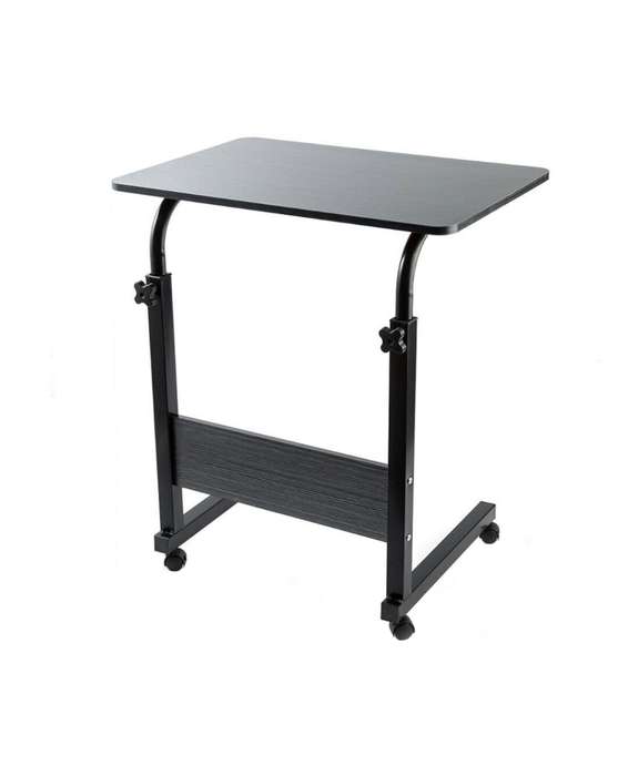 Multipurpose Adjustable Height Rolling Bedside Computer Desk Table