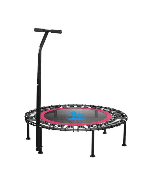 Rebounder Fitness Trampoline - Adjustable Handle Bar - 1818 Fitness