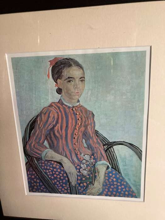6 X FRAMED VAN GOGH PRINTS BEHIND GLASS