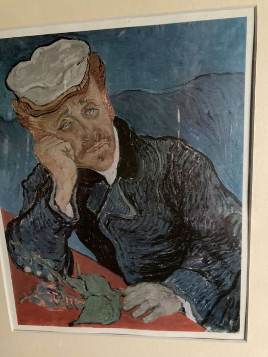 6 X FRAMED VAN GOGH PRINTS BEHIND GLASS