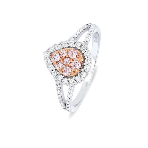 WoW!!! 0.04cts (4 x - LOT) Sparkling Genuine Pale Pink Diamonds