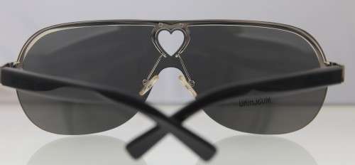 MOSCHINO Sunglasses - Semi-Rimless - Made in Italy - Love Yourself - R1 Start with NO Reserve