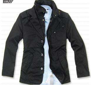 G-STAR MAN'S CLASSICAL BALACK COAT
