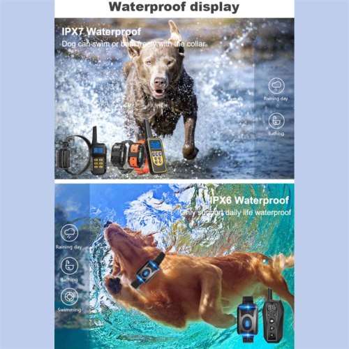Dog Bark Training Collar with Rechargeable Remote