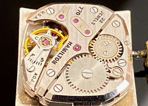 Vintage 1950 HAMILTON Watch, 10 Ct Gold Filled, Cal 770, 22 Jewels, Manual Winding