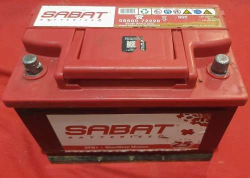 Sabat 652 Battery 70Ah 590A, suitable for household use, or use with loadshedding products, see desc
