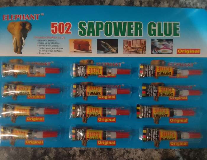 *12pc* Superglue, 3g each, bonds in seconds, Easy to use