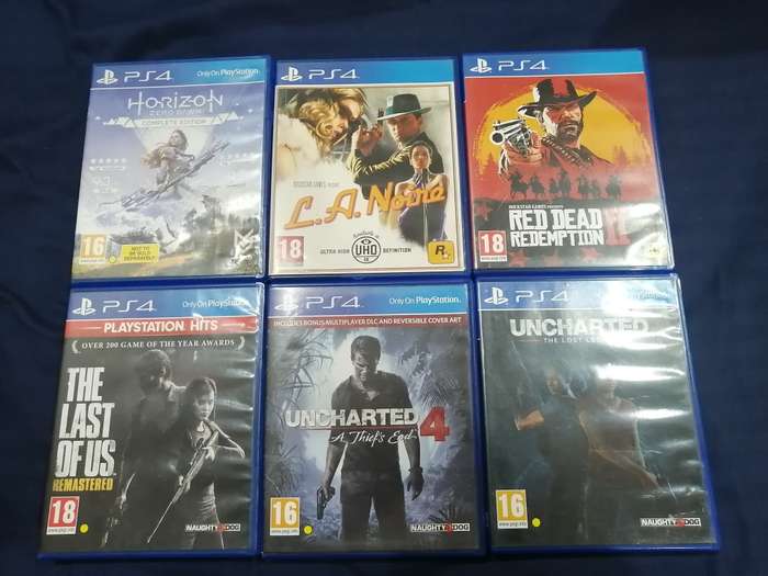 PS4 With Games & Accessories (View Description)