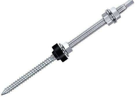 SHLETTER Hanger Bolts Stainless Steel for PV Solar Mounting,  R60