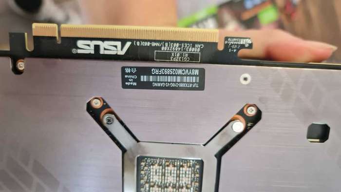 TUF Gaming GeForce RTX 3080 V2 OC edition