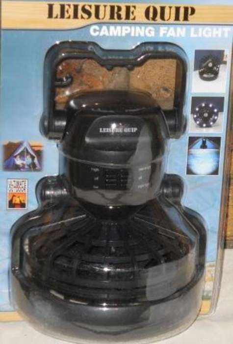 LEISURE QUIP CAMPING FAN LIGHT