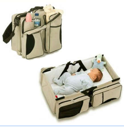Ravel Crib Multi-function Mummy Bag Baby Dolls Deluxe Portable Cot Bed Folding (grey /blue /pink/red