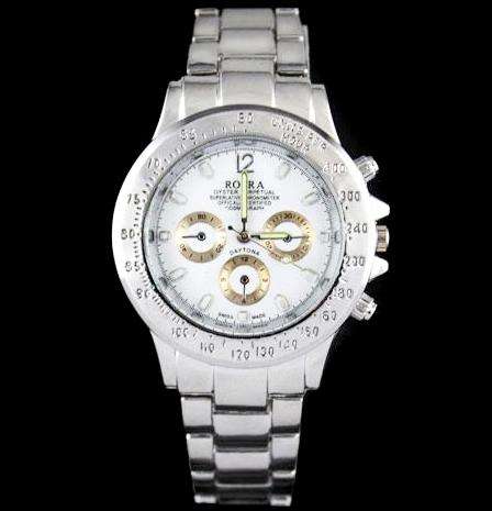 ASHA CRAFT - Brand New Swiss Made DAYTONA Gents Stainless Steel Watch