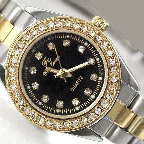 ASHA CRAFT - QUARTZ Free Crane Branded Ladies Watch - Gold Steel Band