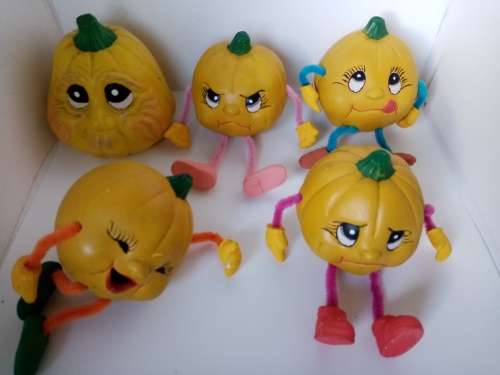Vintage Pumpkin Noggins