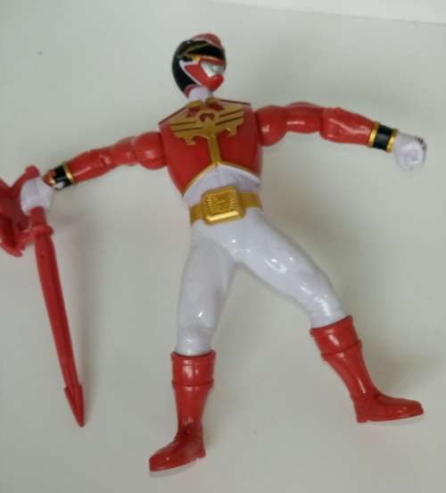 Vintage Power Ranger Action Figure with sword