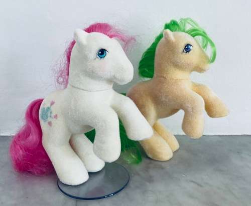 My Little Pony - So Soft - Magic Star and Truly WITH RARE STAND! (1985)