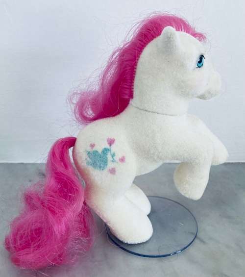 My Little Pony - So Soft - Magic Star and Truly WITH RARE STAND! (1985)