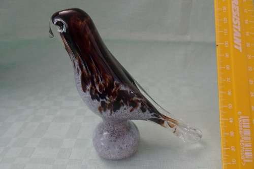 Langham Glass House Hand made in England Glass Bird