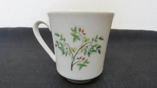 Pretty Vintage Villeroy and Boch Septfontaines Bird/Berry Demitasse Cup and Saucer